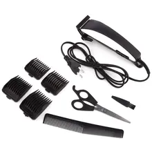 220V Rechargeable Hair Trimmer Electric Hair Clipper Hair Cutting Machine with Comb Scissor for Adult Baby