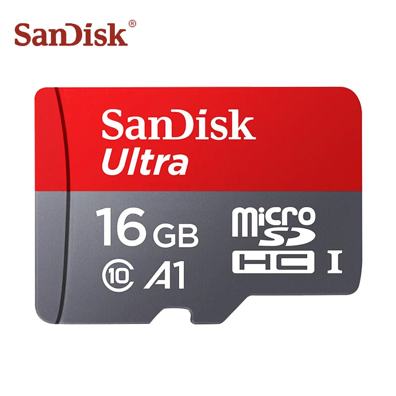 SanDisk 64GB 32GB 16GB micro sd Card class 10 flash Memory Card microsd 128gb 98M/s TF cards tarjeta micro sd 256gb free adapter - Емкость: 16gb with adapter