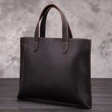 Высокое качество, Crazy Horse, Воловья кожа, деловая сумка, мужская, Ретро стиль, сумка-тоут, для ноутбука, портфель, натуральная кожа, сумка-мессенджер, сумки на плечо