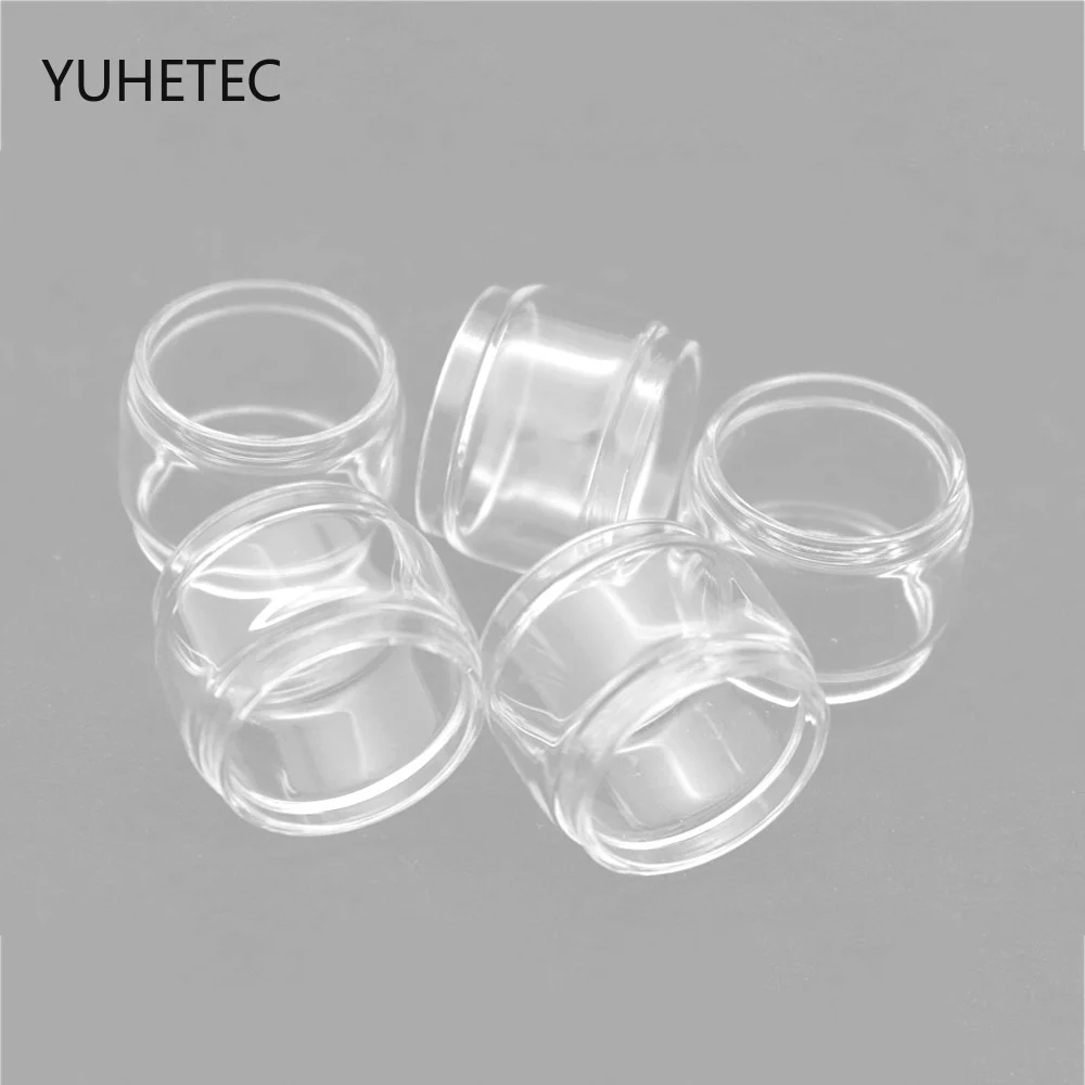 

5pcs YUHETEC Replacement Fat Glass Tank for GeekVape Zeus Dual 5.5ml bubble glass Fatboy Tube