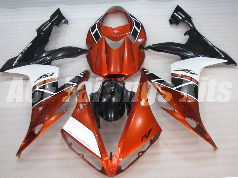 

New Injection mold Fairing kit fit for YAMAHA YZFR1 04 05 06 YZF R1 2004 2005 2006 YZF1000 ABS Fairings set custom Orange white
