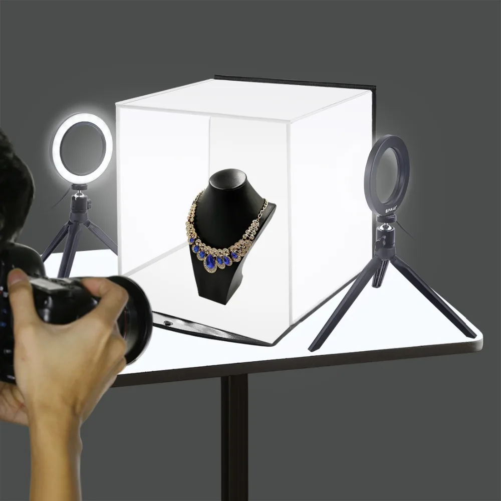 Светильник-бокс студийный портативный софтбокс 30X30 см светодиодный фото-светильник 6 цветов фоны для настольной фотографии светодиодный светильник ing Box