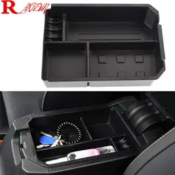 Подлокотник черный автомобиль Хранения Бардачок лоток коробка для хранения Авто аксессуары для Toyota RAV4 RAV-4 2013 2014 2015, тюнинг автомобилей