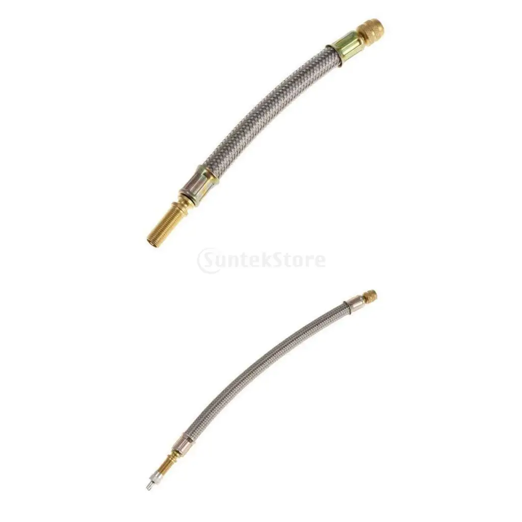 2 Pcs 150mm 250mm Flexible Extension Tire Valve Adaptor for Truck Bus
