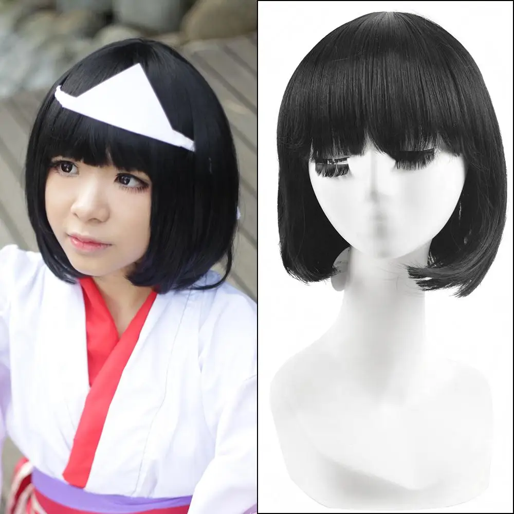 30 Cm Negro Recto Corto Cortes De Pelo Anime Noragami Nora Cosplay Harajuku Lolita Pelo Sintetico Barato Mujeres Bob Pelucas De Las Mujeres Peluca Women S Wigs Short Straight Haircutswig Lolita Aliexpress