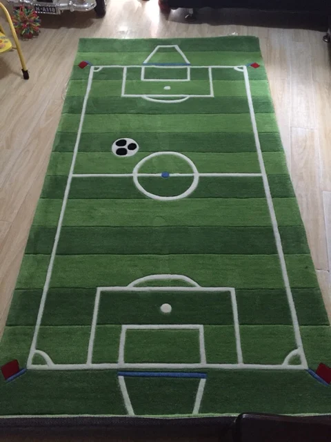 Акриловое футбольное поле для детей гостиная ковровое покрытие alfombres коврик для гостиной ковры и ковры Tapetes плотный коврик - Цвет: Carpet