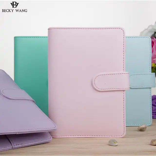 online shop bw macaron notebook kawaii agenda notepad cover with online agenda for students