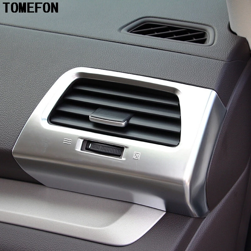 

For Honda CRV CR-V 2012 2013 2014 2015 2016 ABS Chrome Front Both Side Console Middle Air Vent Cover Car Styling