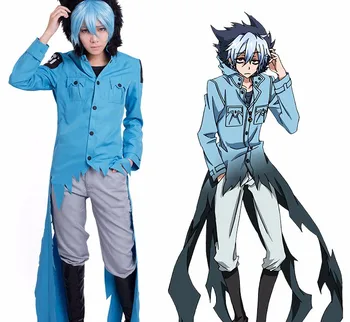 

New Arrival Anime Servamp Men Cosplay Costumes Kuro "Sleepy Ash or Sloth" Cosplay Clothing Set Jakcet Pants Full Set