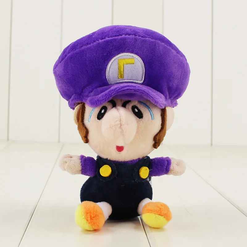 17 см 4 стиля Марио Луиджи уарио Waluigi BABY Super Mario Bros. Плюшевые мягкие с наполнением куклы игрушки для детей Подарки