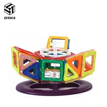 56 pcs MAG-VARIETY Plástico DIY Mini Modelo de Construção Magnético Blocos de Construção Iluminai Educacional Montagem Brinquedos Para As Crianças