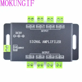

DC5V Signal fullcolor music Amplifier for music 5050 RGB WS2812B WS2811 SK6812 led strip light