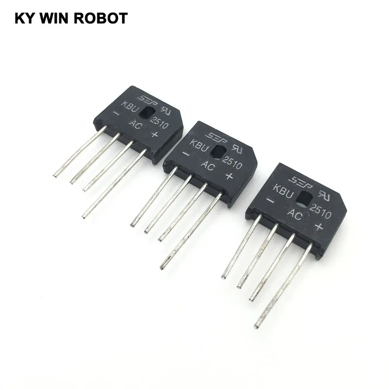 Diode Bridge Rectifier 5PCS 25A 1000V KBU2510