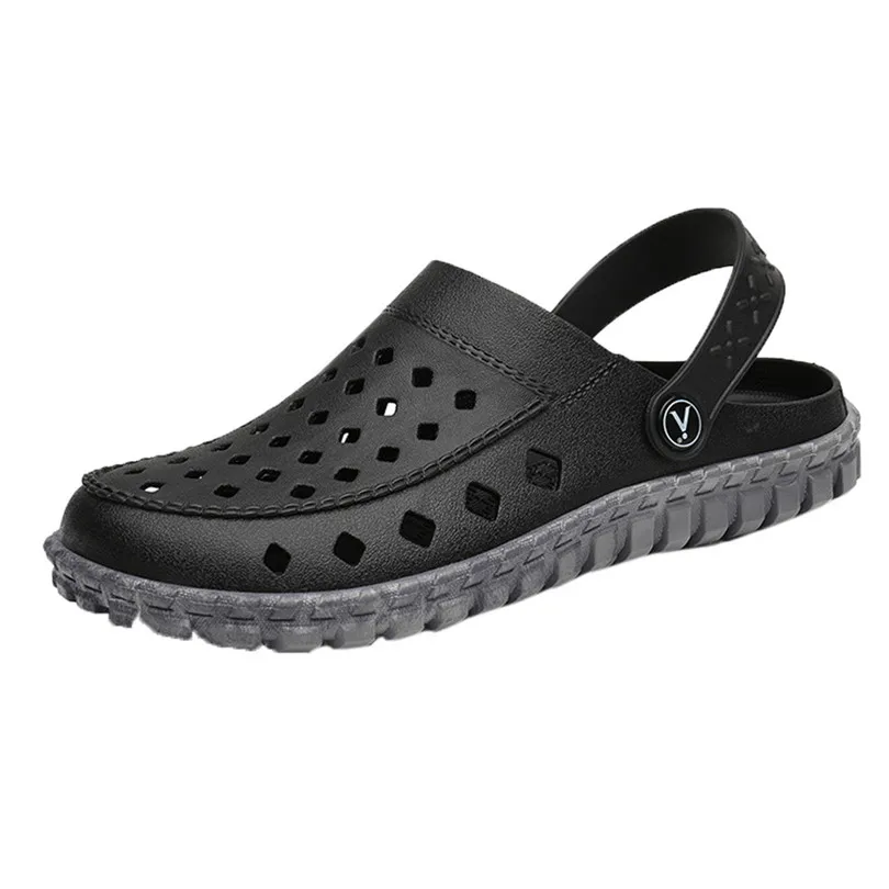 

SIKETU Wading Shoes Summer Sandals Men Outdoor Hole Shoes Men Beach Sandal Casual Walk Soft Beach Shoes Flat Heel Slippers A30