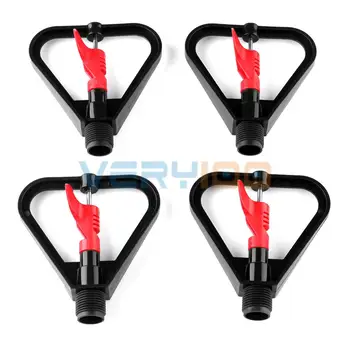 

NEW 4pcs Garden Rotating Adjustable Sprinkler 1/2 Hose Irrigation watering Lawn Sprinkler