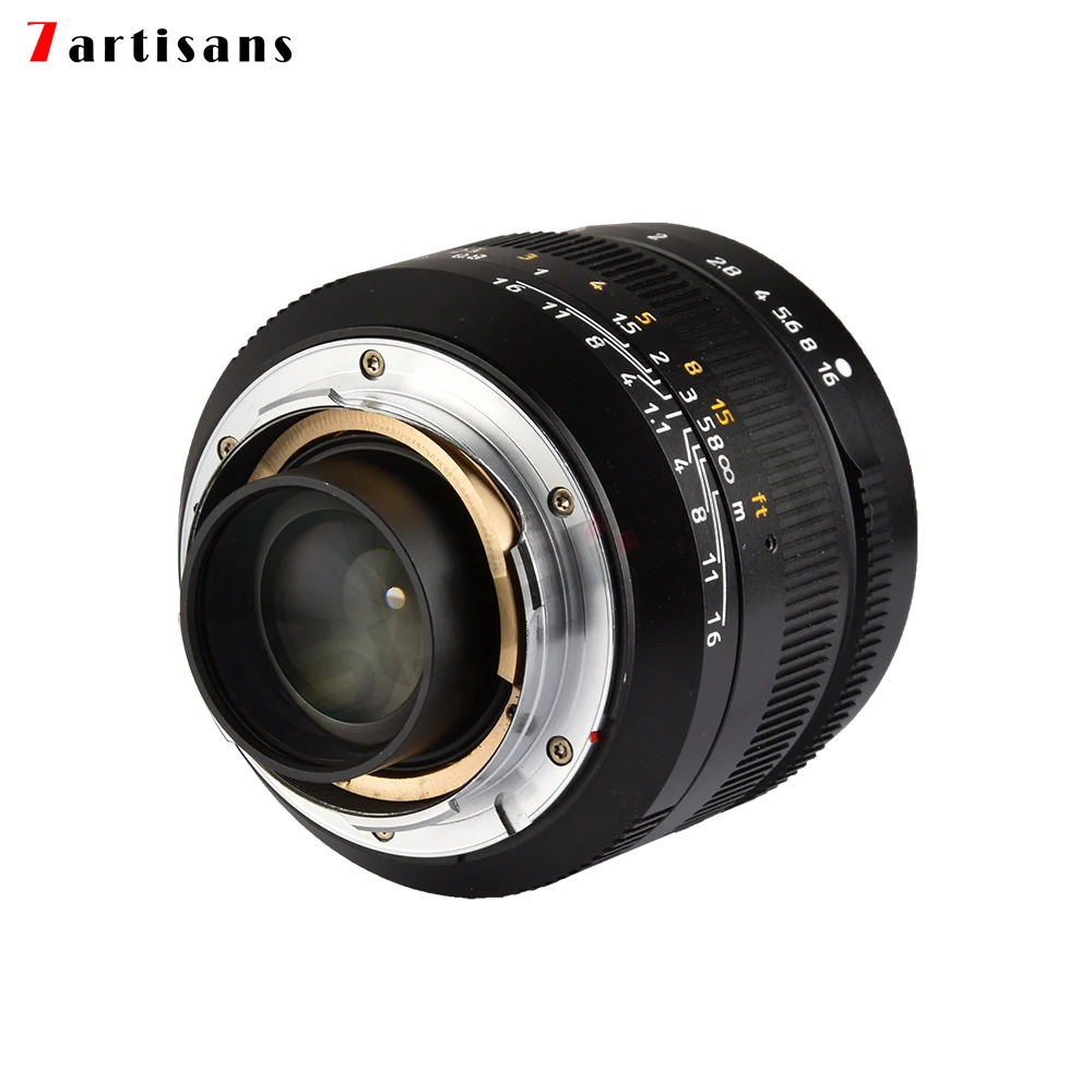 7artisans 50 мм f1.1 Большая диафрагма как prime paraxial M объектив Кабриолет E байонет для
