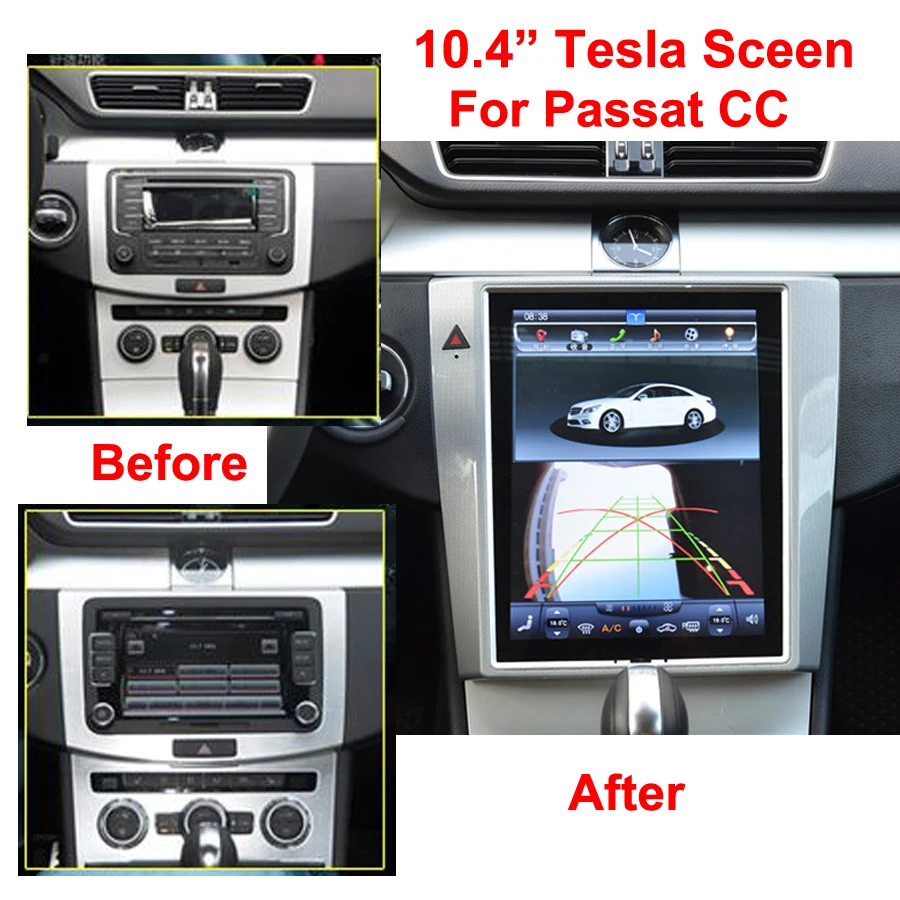 

Otojeta vertical screen tesla head units quad core 32gb rom Android 7.1 Car Multimedia GPS Radio player for Passat CC 2011-2016