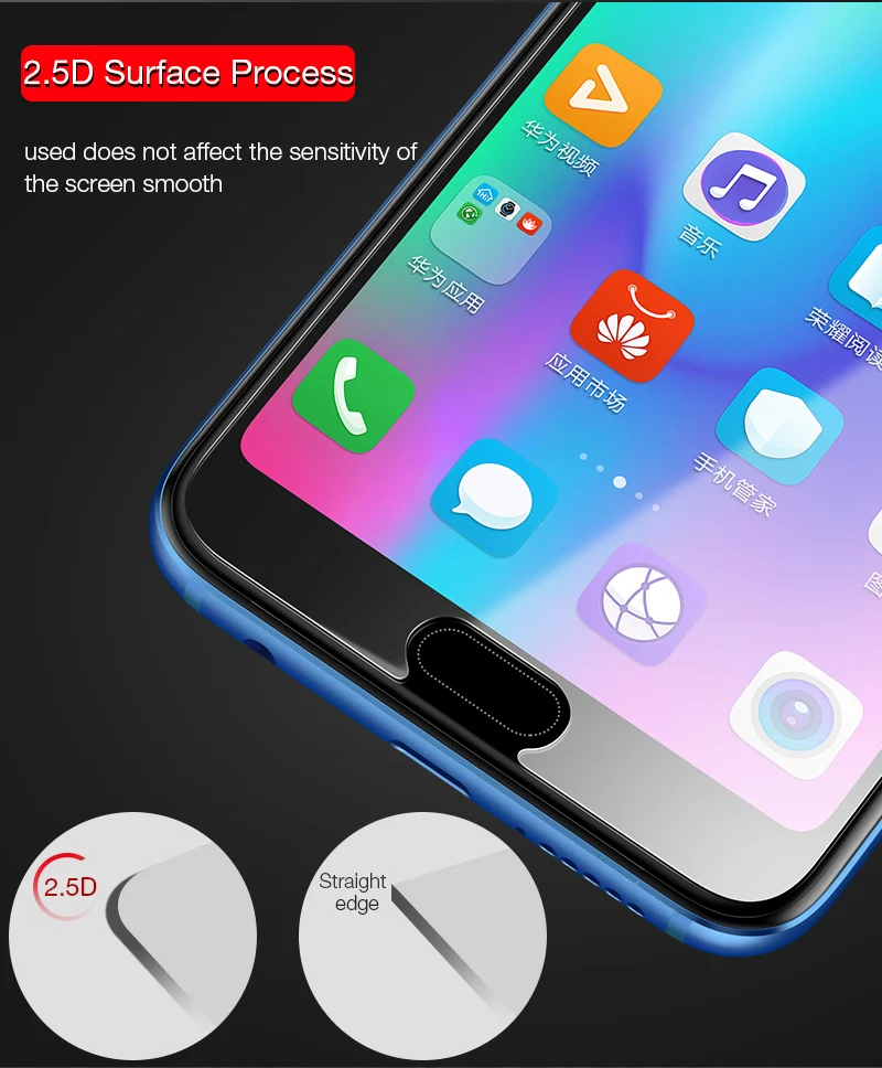 Закаленное стекло CAFELE для huawei Honor 10, ультратонкое 3D полное покрытие, Защита экрана для huawei Honor 10, мягкая Сенсорная Пленка