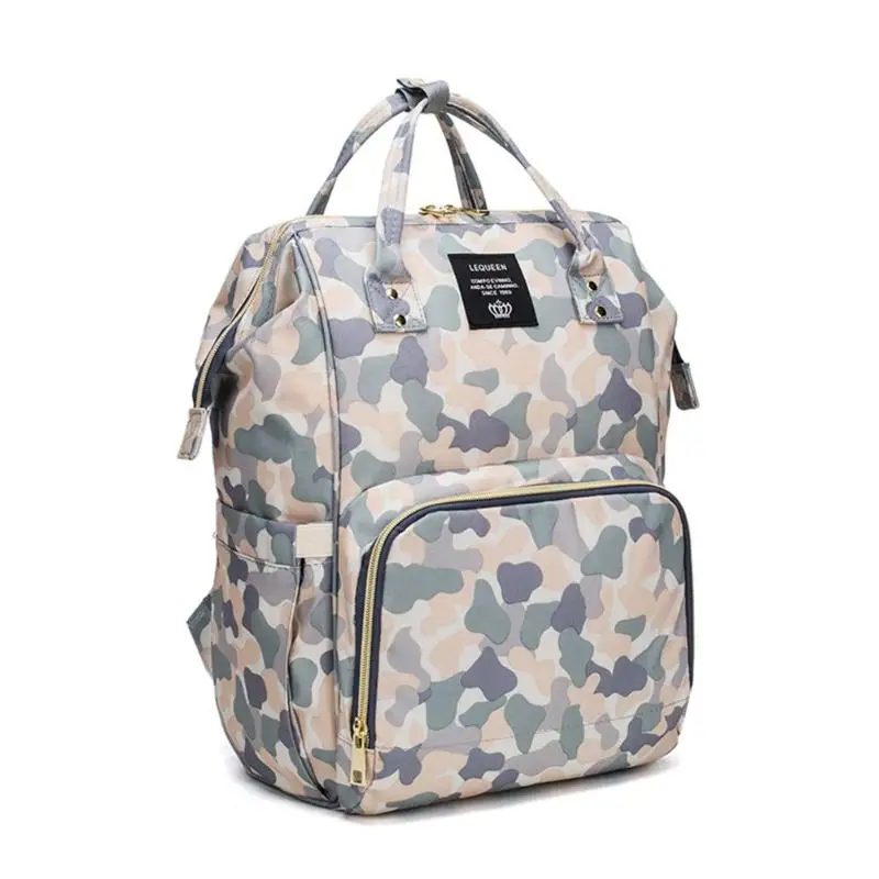 Camo Print подгузник для беременных подгузник сумка водостойкая мумия рюкзак мать путешествия детские сумка для прогулки с ребенком для