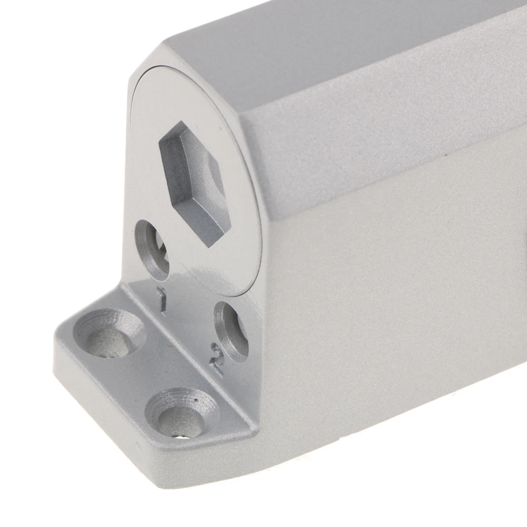 Heavy Load Aluminum Door Closer Two Indepent Halves Automatic Closing Sweep 25-45KG