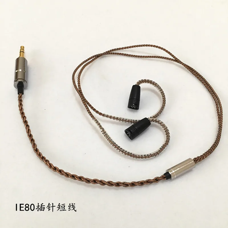 Diy кабель для наушников OFC se535 mmcx pin ue900 se215 IM50 IM70 IE80 0 75 мм 78 короткий 45 см|Кабели VGA| |