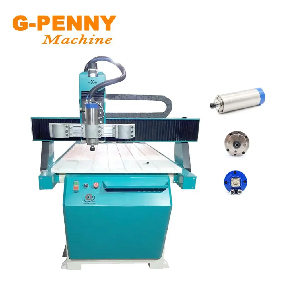 G-PENNY CNC 1.5KW 80 мм шпиндель с водяным охлаждением ER16 400 Гц шпиндель с водяным охлаждением 80x220 мм 4 подшипники с ЧПУ мотор шпинделя для гравировки