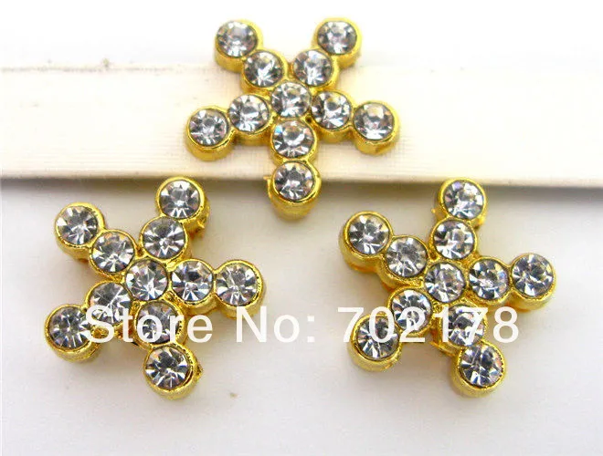 100pcs Fit 8mm Pet Dog Cat Tag Collar Wristband star flower Slide