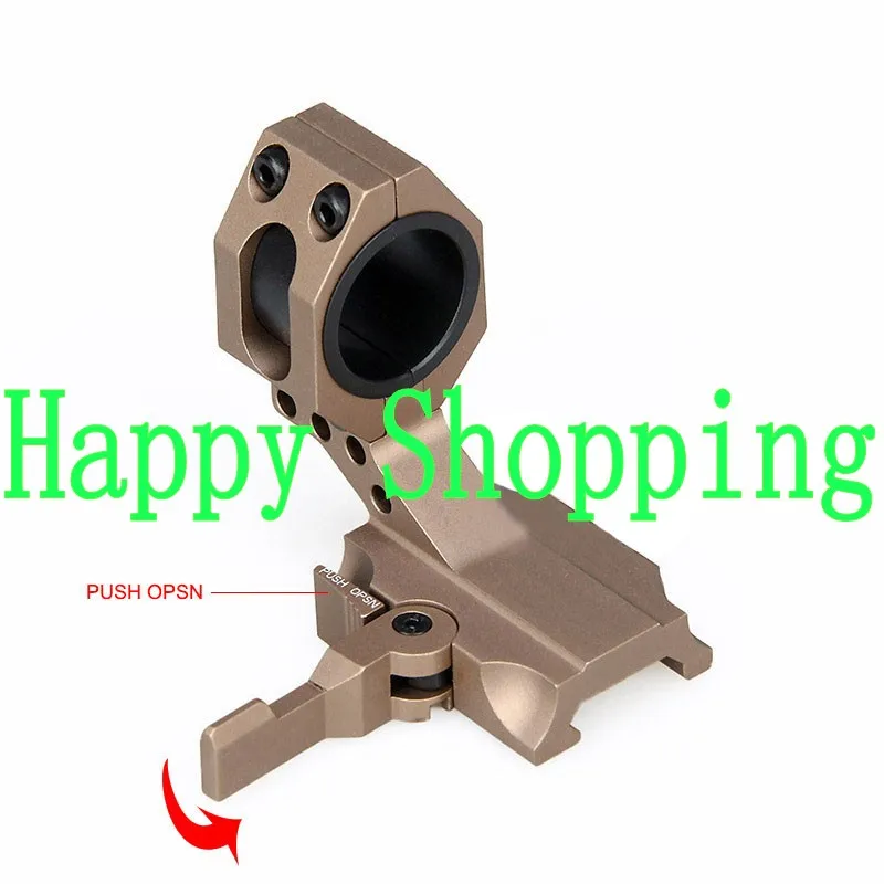 

QD Quickly Detach Aluminum Scope Ring Mount 25.4mm to 30mm For Hunting Sand