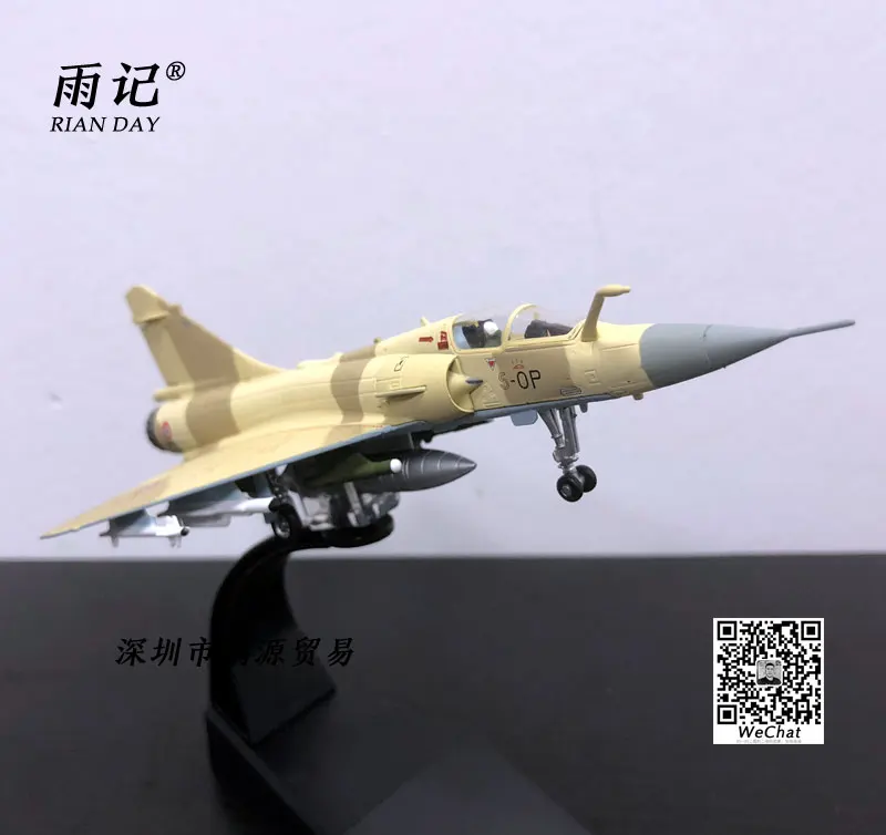 AMER 1/100 масштаб Франция dassaft Mirage 2000 истребитель литой под давлением металлический военный самолет модель игрушки для подарка/коллекции