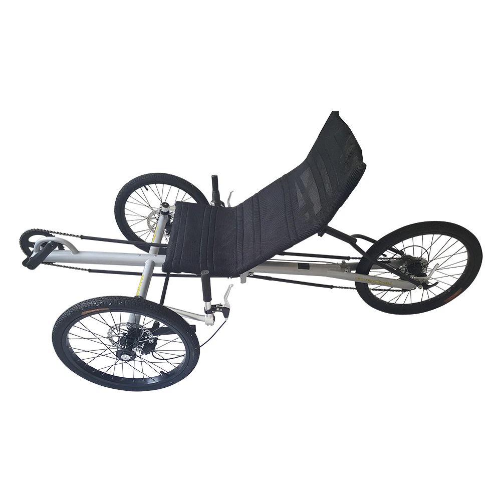 Складные три 20 &quotКолеса Лежачий трайк для улицы|recumbent trike|fat tiretrike recumbent |