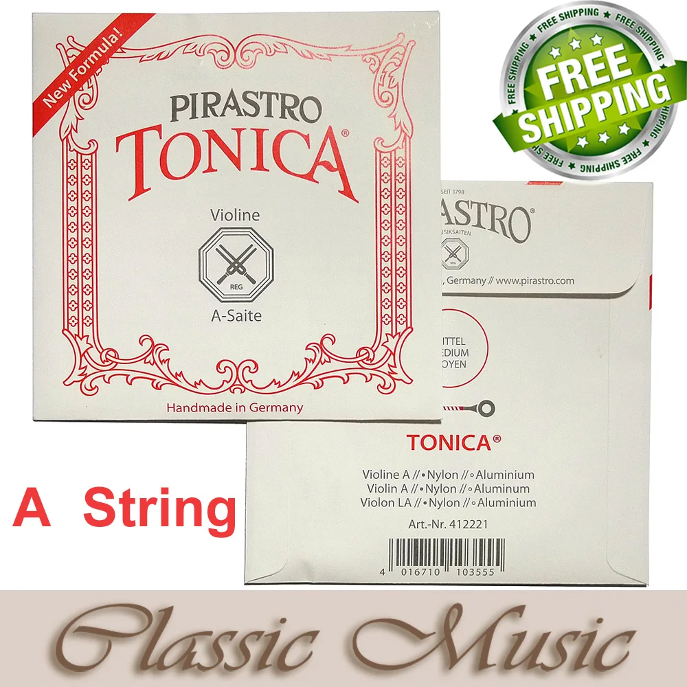 

Free shipping ,Pirastro tonica nylon violin string,Just A sting,Ball end(412221), made in Germany