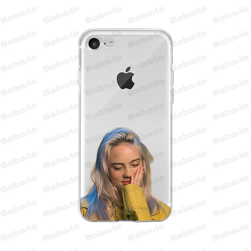 Babaite Billie eilish rainbow blohsh глаза океана Мягкий ТПУ силиконовый чехол для телефона iPhone X 5 5S SE 6 6splus 7 8 Plus XS MAX XR