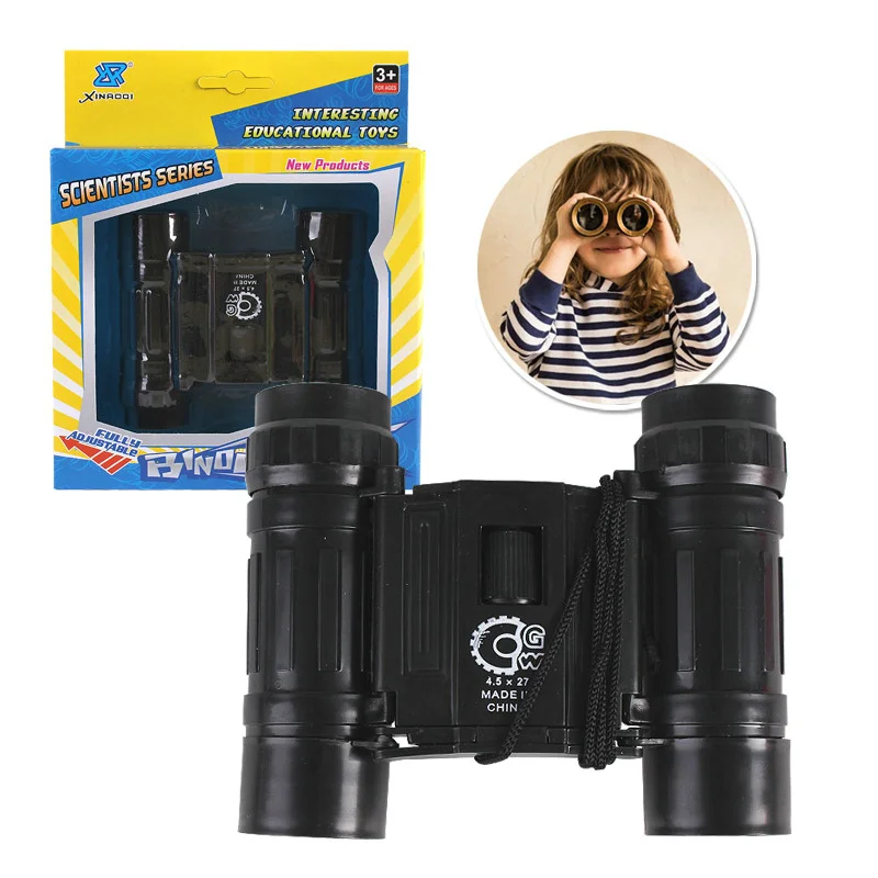 Children Educational Toys Telescope Black Color Outdoor Bauble With