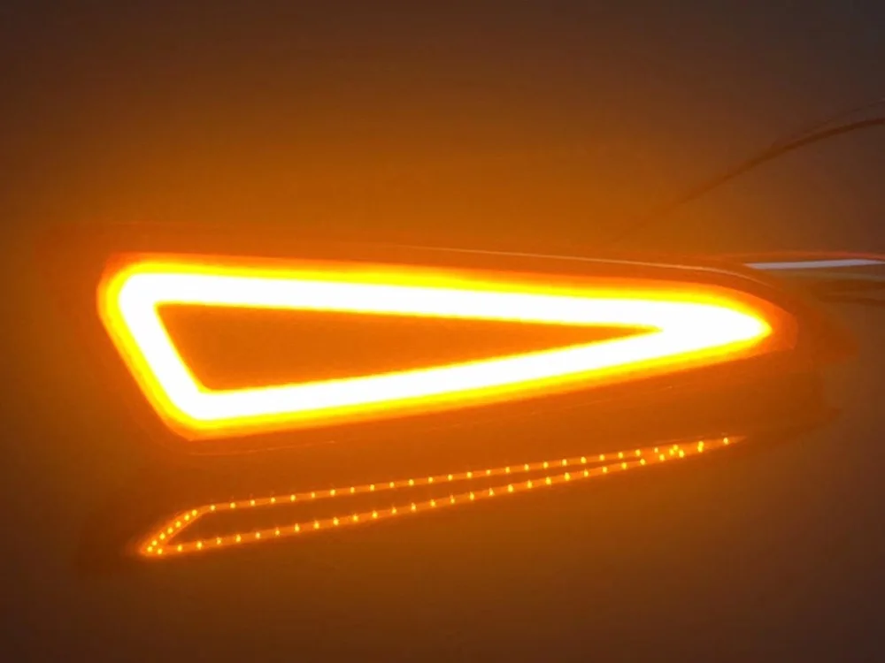 Eosuns LED tailwarning свет+ стоп+ поворотник задний бампер дальнего света отражатель для Toyota chr C-ч