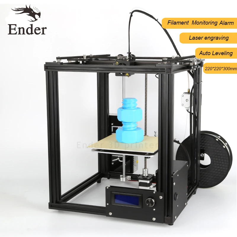 2018 Hot Ender 4 3D printer Laser Engraving,Large print size 220*220 ...