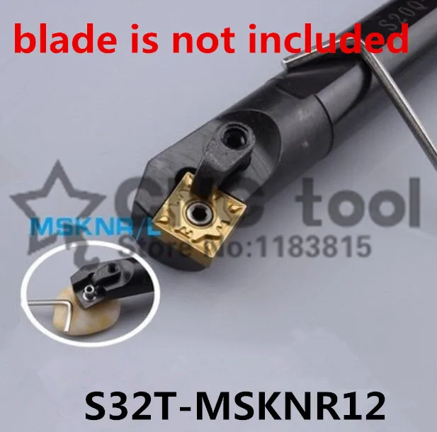 

S32T-MSKNR12/ S32T-MSKNL12 32mm Lathe Cutting Tools CNC Turning Tool Machine Tools Internal Metal Lathe Tool Boring Bar MSKNR/L