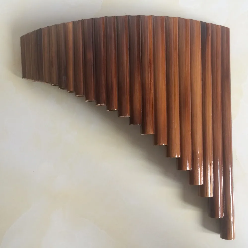 SevenAngel ручной работы 22 труб Bamboo флейте Профессиональный Духовых Флейта Свирель G ключ музыкальный инструмент с черный мешок
