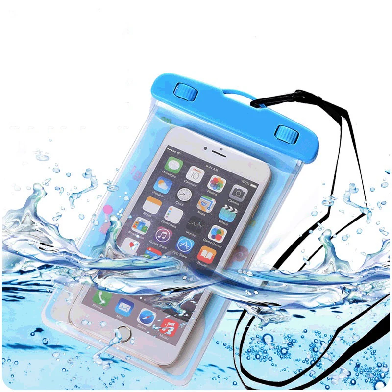 

Mobile Phone Case For iPhone X Xs Max Xr 8 7 Samsung S9 Clear PVC Sealed Underwater Cell Smart Phone Dry Pouch Cover