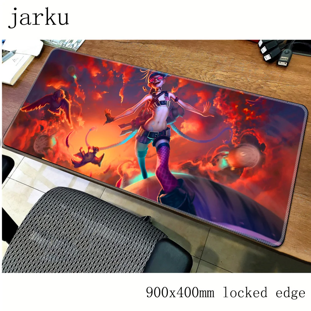 Jinx коврик для мыши computador gamer mause коврик 900x400X2 мм Большой восхитительный Коврик Для Мыши Эргономичный гаджет офисный стол коврики