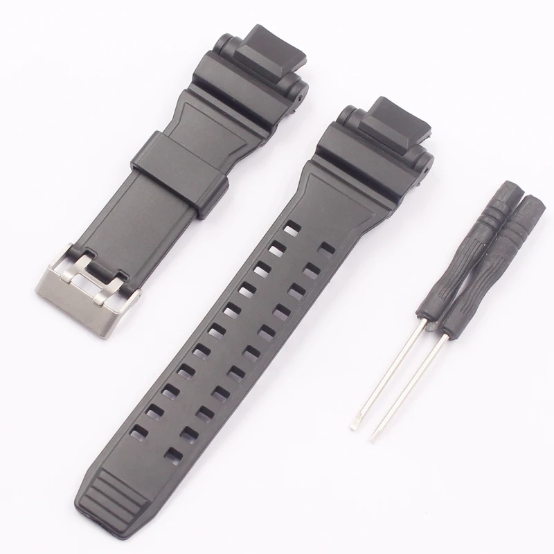 Watch Accessories For Casio G-shock Series Gpw-1000 Gpw-1000gb-1a Silicone  Strap Men Convex Interface Rubber Bracelet 28mm - Watchbands - AliExpress