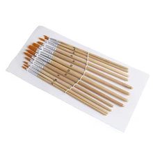 12 шт./компл. картин, выполненных акриловыми красками маслом художника кисть для акварельной живописи Рисование инструмент для живописи школьные принадлежности C26