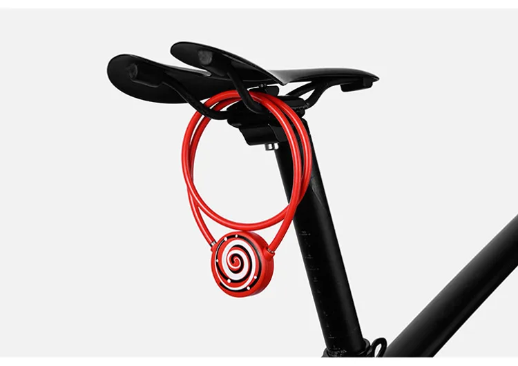 PAW Bicycle Lock Steel wire Cable Lock Mountain Bike locks Glass Door Cabinet Anti-theft Security Riding Equipment Accessories (8)