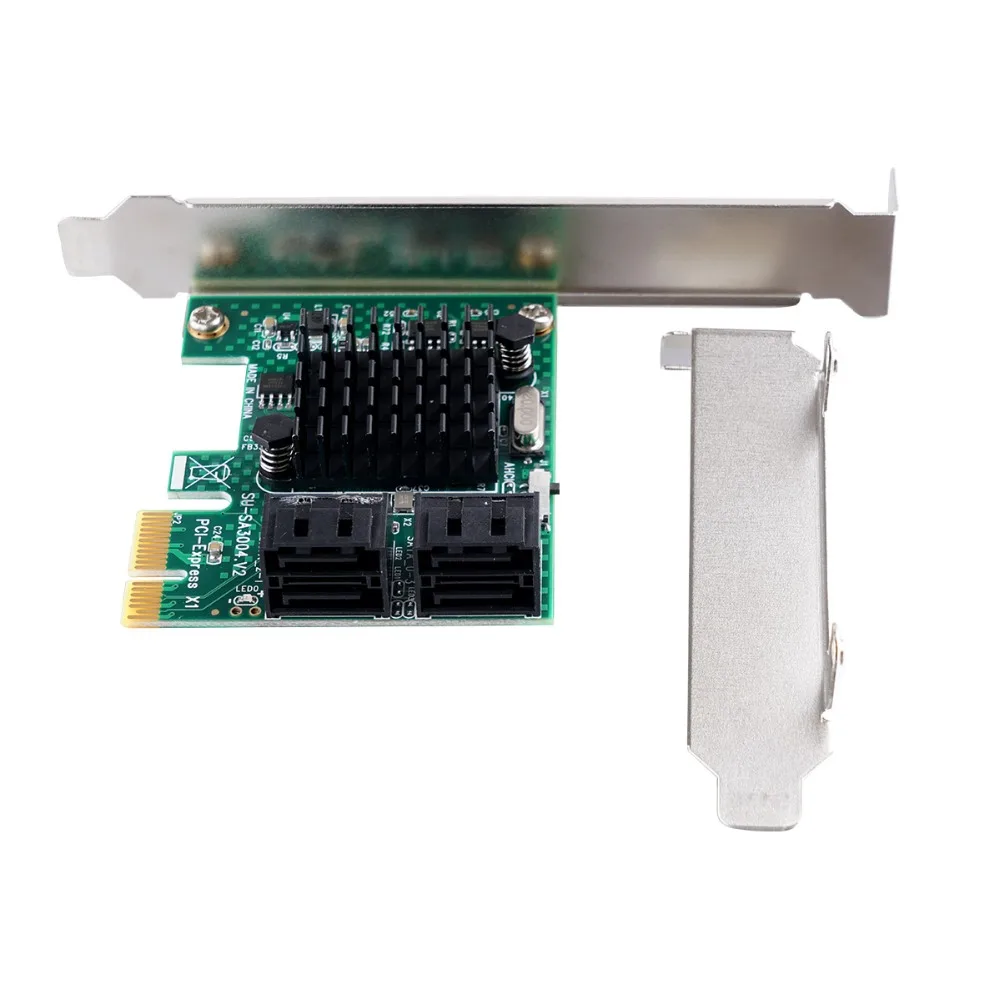 Плата расширения ORICO 4 порта SATA3.0 PCI E 6 Гбит/с|Платы расширения| |