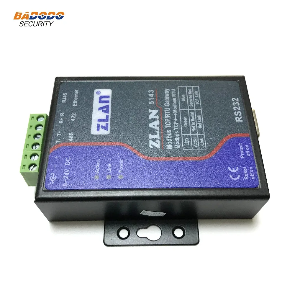 Конвертер ZLAN5143 RS232 RS485 RS422 в Ethernet RJ45 модуль RTU TCP шлюз сервер последовательных