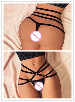 

1Pcs Women Black Sexy G-string Briefs Panties Knicker Lace High Waist Underwear Lingerie Thong Lingerie Underpants Free Shipping