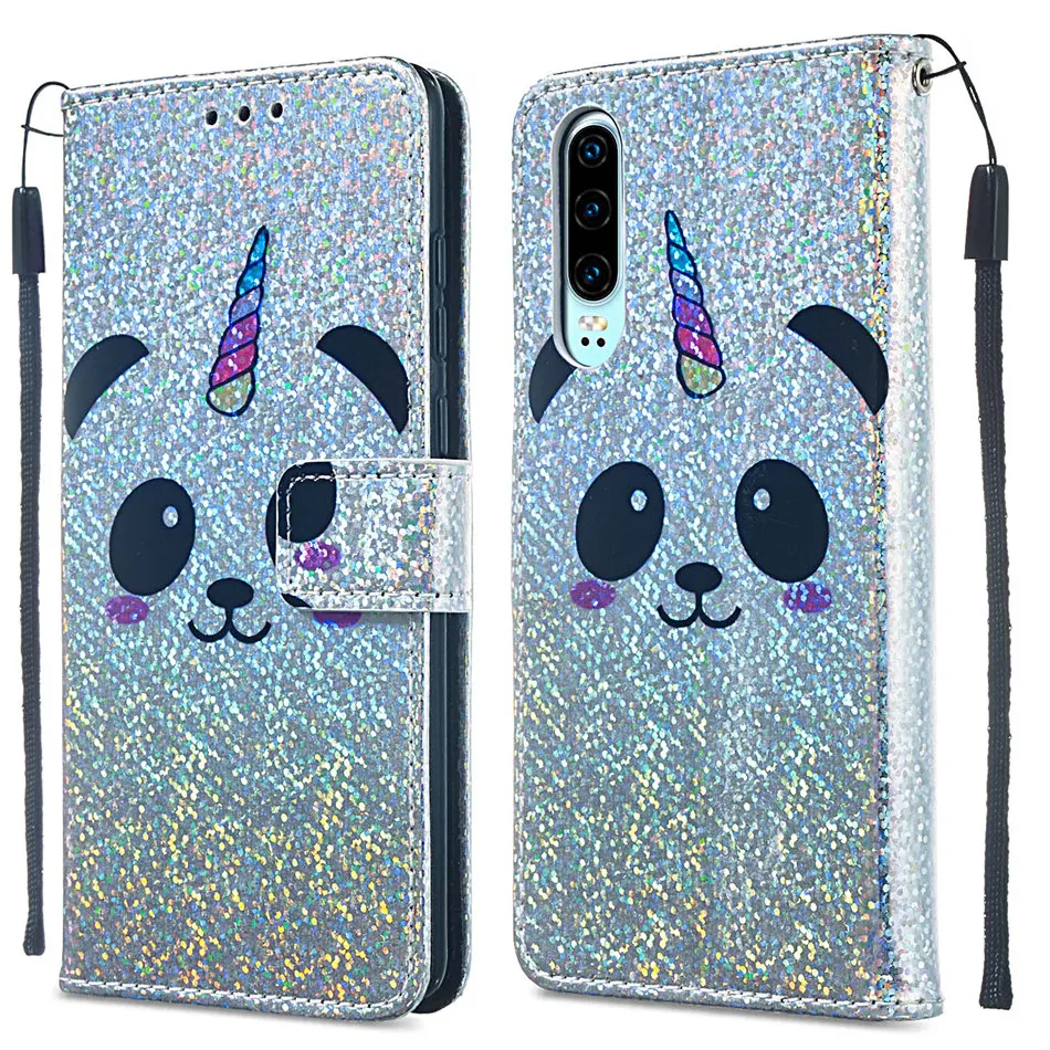 Флип кейс для Huawei Honor Play 8A 10 Lite Y6 2018 Y7 Prime 2019 P30 Pro Mate20 шикарный Роскошный чехол