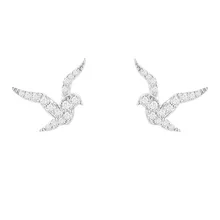 SLJELY июля, новинка, высокое качество, 925 пробы, серебряные ласточки, серьги-гвоздики, микро кубический цирконий, камни, женская мода, хорошее ювелирное изделие