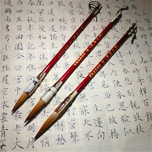 Китайский традиционный набор кистей для каллиграфии, кисть для ручки, практическая каллиграфия, большие/Средние/маленькие обычные кисти для письма