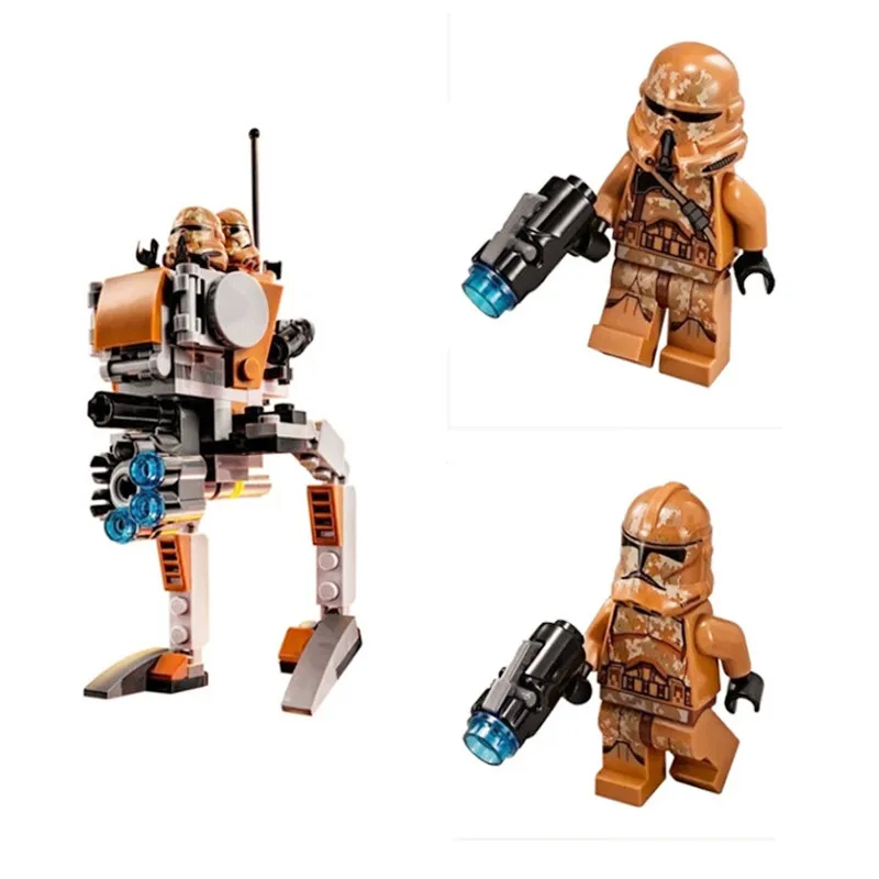 

Diy Space Legoingly Star Wars Clone Model Geonosis Troopers Figures Building Blocks Toys for Children figures with 75089