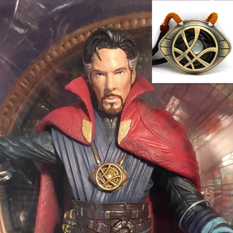 Marvel Film Doctor stranna Eye of Agamotto Periphery Prop Аксессуары светящееся ожерелье подарок на